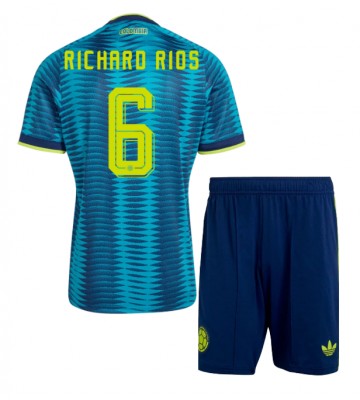 Colombia Richard Rios #6 Bortaställ Barn VM 2026 Kortärmad (+ Korta byxor)